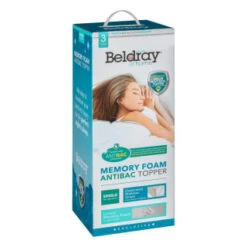 Beldray Memory Foam Antibac Mattress Topper - Single