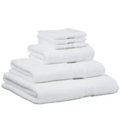 B&M Signature Zero Twist Hand Towel - White -Home Decor Store 317203 315205 317208 317210 Signature Zero Twist white towels