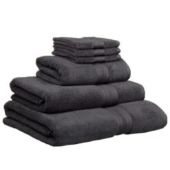 B&M Signature Zero Twist Bath Towel - Charcoal -Home Decor Store 317249 317250 319251 319252 Signature Zero Twist charcoal towels 1