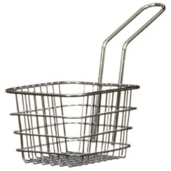 B&M Wire Serving Basket - Chrome -Home Decor Store 319593 Wire Serving Basket 2