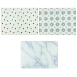B&M Glass Chopping Board - Geo 5 B&M Glass Chopping Board - Geo -Home Decor Store 320025 glass chopping board group