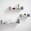 Lokken Set Of 3 Shelves - Grey -Home Decor Store 320110 lokken set of 3 shelves1