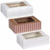 Betty Winters Cupcake Boxes 4pk -Home Decor Store 320783 4pk cupcake boxes holds 6 silver spot 2