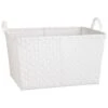 B&M Large Woven Basket - Beige -Home Decor Store 326917 large woven basket white