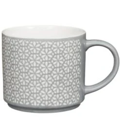 B&M Jumbo Embossed Stacking Mugs 4pk -Home Decor Store 329369 Jumbo Embossed Stacking Mugs Set of 4 3
