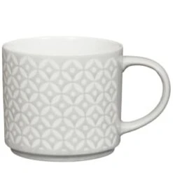 B&M Jumbo Embossed Stacking Mugs 4pk -Home Decor Store 329369 Jumbo Embossed Stacking Mugs Set of 4 4