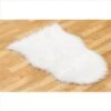 B&M Faux Sheepskin Rug 60 X 90cm - Cream -Home Decor Store 330014 faux sheepskin rug 311