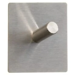 B&M Metal Adhesive Hooks 4pk - Square 8 B&M Metal Adhesive Hooks 4pk - Square -Home Decor Store 332165 metal adhesive hoot set of 4 square 2