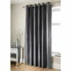 B&M Charcoal Jasmine Sparkle Velvet Eyelet Curtains 90 X 90" -Home Decor Store 335342 335343 335345 335346 335347 asmine sparkle velvet curtain with eyelets charcoal 1