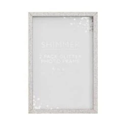 B&M Glitter Photo Frames 4 X 6" 2pk 7 B&M Glitter Photo Frames 4 X 6" 2pk -Home Decor Store 343242 glitter photo grame 2pk 3