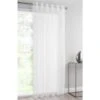 Amber Textured Voile 55 X 90" - White -Home Decor Store 344999 amber white voile