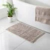 B&M Signature Microfibre Noodle Bath Mat - Biscuit -Home Decor Store 345487 signature bath mat biscuit
