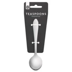 B&M Stainless Steel Teaspoons 8pk