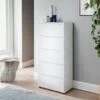 Norsk 5 Drawer Chest - White -Home Decor Store 358576 norsk 5 drawer chest