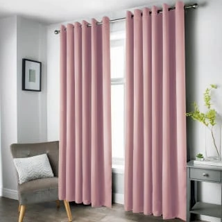 B&M Cambridge Blackout Panel Curtain 54 X 86" - Blush 3 B&M Cambridge Blackout Panel Curtain 54 X 86" - Blush