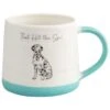 B&M Animal Slogan Mug - Dalmatian -Home Decor Store 363042 animal slogan printed mug with colour handle that hit the spot