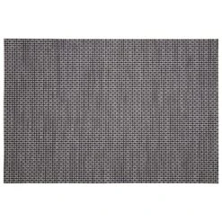 B&M Metallic Woven Placemats - Charcoal 4pk -Home Decor Store 363876 4pk woven charcoal placemats 4