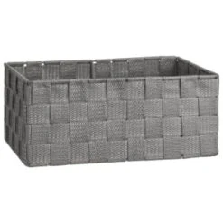 B&M Woven Storage Baskets 3pk - Silver -Home Decor Store 365979 3pk woven baskets silver 2