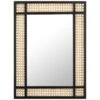 B&M Cane Border Mirror -Home Decor Store 368489 cane mirror