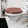 B&M Rose Gold Glitter Toilet Seat -Home Decor Store 368882 rose gold glitter toilet seat