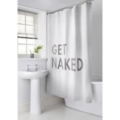 B&M Get Naked Shower Curtain