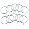 B&M Metal Curtain Rings 10pk - Shiny Nickle 2 B&M Metal Curtain Rings 10pk - Shiny Nickle -Home Decor Store 369328 metal curtain rings rings shiny nickle 2