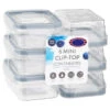 B&M Clip Top Mini Food Containers 6pk - Grey 2 B&M Clip Top Mini Food Containers 6pk - Grey -Home Decor Store 369680 6pk mini clip top containers grey