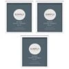 Simply Everyday 8 X 10" Block Frames 3pk - White -Home Decor Store 370280 3pk simply everyday block frames 8x10 white