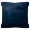 B&M Navy Aspen Faux Fur Cushion 1 B&M Navy Aspen Faux Fur Cushion -Home Decor Store 373089 aspen cushion navy1