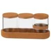 B&M Storage Jars 5pk 1 B&M Storage Jars 5pk -Home Decor Store 373970 set of 4 glass storage jars with cork lids and tray 3