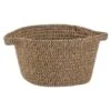 B&M Two Tone Mini Basket - Black & Natural -Home Decor Store 374425 two tone mini basket