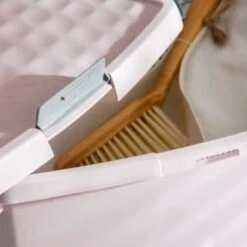 B&M Waffle Clip Box 25.5L - Blush -Home Decor Store 375471 blush 25 5l waffle clip box 4