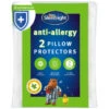 Silentnight Anti-Allergy Pillow Protector 2pk 1 Silentnight Anti-Allergy Pillow Protector 2pk -Home Decor Store 375776 silentnight anti allergy 2 pillow protectors
