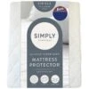 Simply Anti-Bacterial Quilted Mattress Protector - Single -Home Decor Store 375784 simply everyday quilted super soft single mattress protector