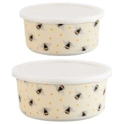 B&M Round Tubs 2pk - Bees -Home Decor Store 375966 2pk reuse and repurpose round tubs bee 5