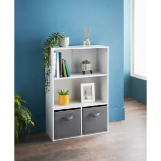Lokken Bookcase - White 3 Lokken Bookcase - White