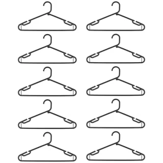 B&M Jumbo Hangers 10pk - Black 4 B&M Jumbo Hangers 10pk - Black - Image 2