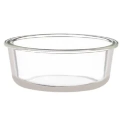 B&M Round Glass Food Container With Bamboo Lid -Home Decor Store 376821 round glass food container 3