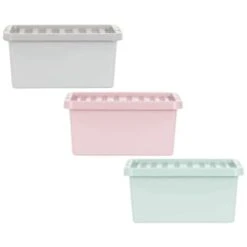 B&M Storage Box With Lid 11L - Sage 11 B&M Storage Box With Lid 11L - Sage -Home Decor Store 377031 377033 377036 11l storage box group