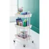 Spaceways 3 Tier Multi-Purpose Trolley - White -Home Decor Store 378712 mobel 3 tier multipurpose trolley white