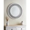 B&M Grey Rope Mirror - Grey -Home Decor Store 380083 grey rope mirror