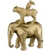 B&M Lush Paradise Gold Stacking Animals -Home Decor Store 380277 gold stacking animals