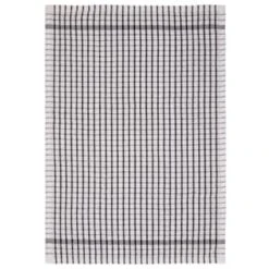 B&M Check Tea Towels - Black 3pk -Home Decor Store 380307 3pk check tea towels black 3
