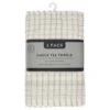 B&M Check Tea Towels - Sage 3pk -Home Decor Store 380309 3pk check tea towels sage