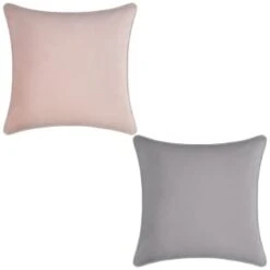 Supersoft Velvet Cushion Covers 2pk - Grey 9 Supersoft Velvet Cushion Covers 2pk - Grey -Home Decor Store 380355 380356 velvet cushion covers group 2