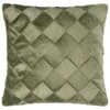 B&M Basket Weave Velvet Cushion - Sage -Home Decor Store 380438 basket weave velvet cushion sage