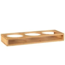 B&M Natural Home Glass Jars In Bamboo Stand 3pk 11 B&M Natural Home Glass Jars In Bamboo Stand 3pk -Home Decor Store 380530 3pk natural home glass jars in bamboo stand 5