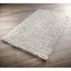 B&M Chunky Knit Rug 60 X 110cm - Silver -Home Decor Store 381588 381589 chunky knit rug silver