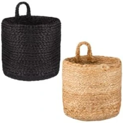 B&M Thera Hanging Storage Basket - Natural -Home Decor Store 381912 381913 thera hanging basket main 1