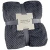 B&M Waffle Throw - Dark Slate 2 B&M Waffle Throw - Dark Slate -Home Decor Store 383152 supersoft waffle throw dark slate